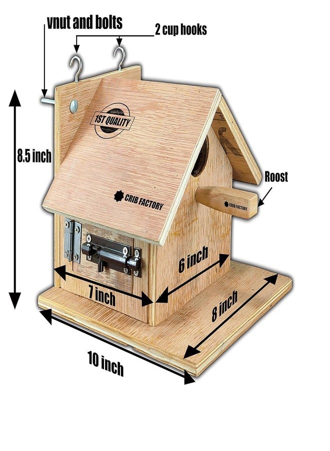 Crib factory Strong Breeding Box for All Finches | HIGH QULITY Plywood | for Star Finch, Zebra Finch, Bengalese Finches - Image 2