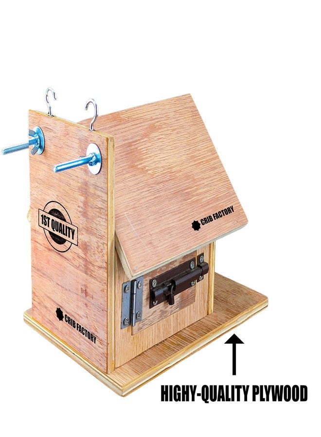 Crib factory Strong Breeding Box for All Finches | HIGH QULITY Plywood | for Star Finch, Zebra Finch, Bengalese Finches - Image 3
