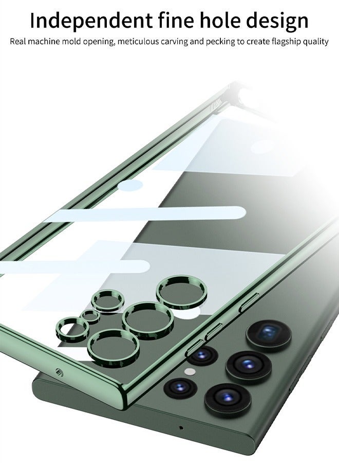 DUNISO Samsung Galaxy S24 Ultra Phone Case Full Body Protective Phone Cover Anti-fall Anti-fingerprint Clear Phone Case for Galaxy S24 Ultra 5G Phone Case - Image 4