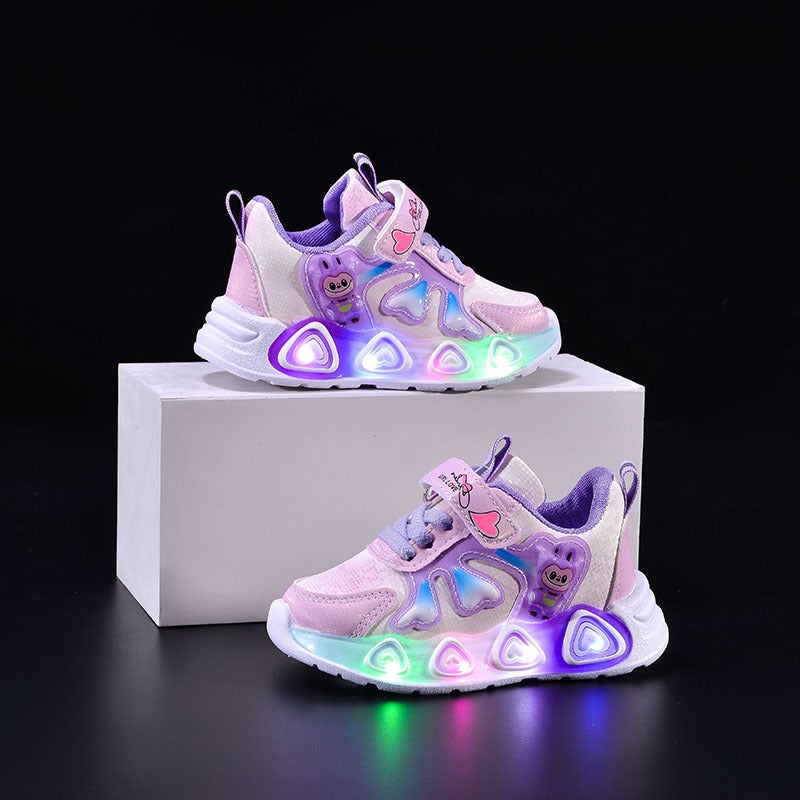 Mesh Sneakers Lightweight Flexible Sole Walking Shoes For Kids Indoor And Outdoor Activities - Image 3