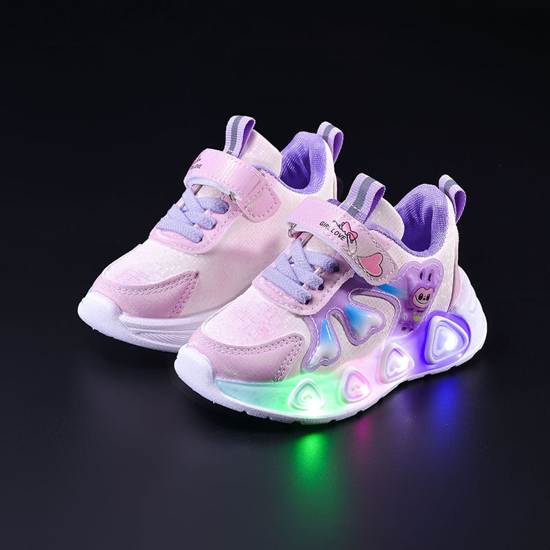 Mesh Sneakers Lightweight Flexible Sole Walking Shoes For Kids Indoor And Outdoor Activities - Image 1