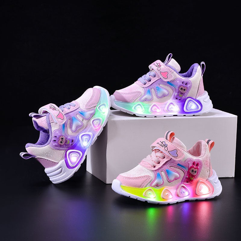 Mesh Sneakers Lightweight Flexible Sole Walking Shoes For Kids Indoor And Outdoor Activities - Image 2
