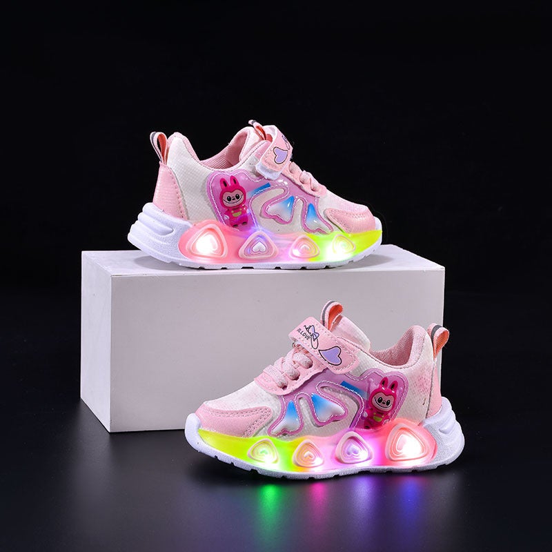 Mesh Sneakers Lightweight Flexible Sole Walking Shoes For Kids Indoor And Outdoor Activities - Image 4