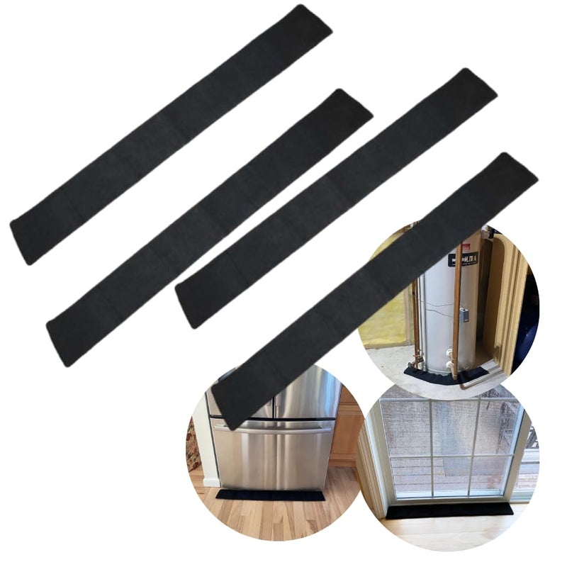 Evelots Water Absorber Snake Sock -4 Pack-Reusable Water Barrier - Absorbs 10 Times its Weight-Great for Leaks & Spills from Doors, Windows, Water Tank, Heavy Rain, Shower Tub-3 Feet Long - Image 1