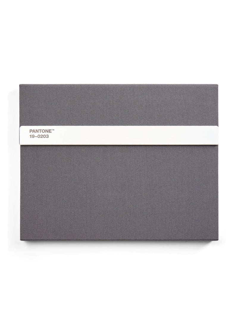 Pantone Creative Unlined Notebook with Pencil – Ideal for Ideas & Doodles – Grey - Image 1