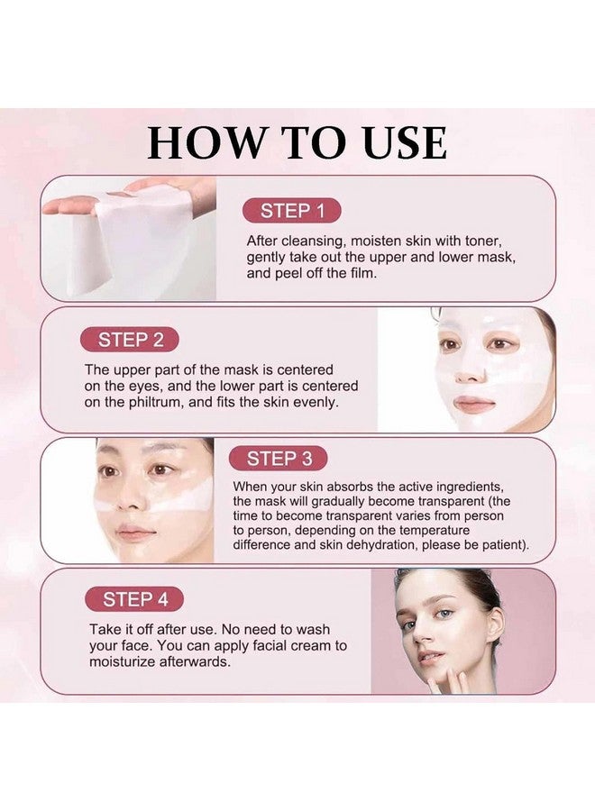 VPGS Collagen Mask, Bio-collagen Real Deep Face Mask, Hydrating Overnight Hydrogel Mask, Pore Minimizing, Elasticity Improvement, Korean Skincare (3 Pcs) - Image 4