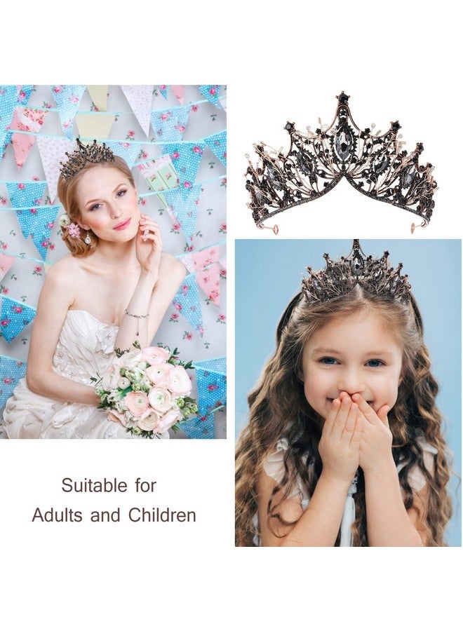 Velscrun Birthday Tiaras For Women Birthday Queen Crowns For Women Birthday Sash Birthday Girl Crown Happy Birthday Queen Crown And Tiara Crowns For Women Black Happy Birthday Decorations Accessories - Image 5