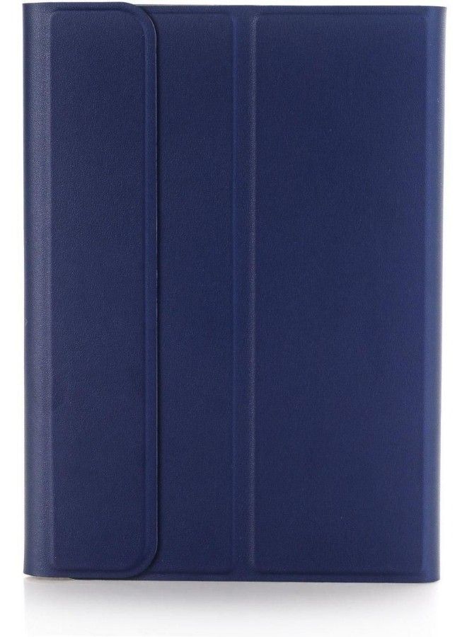 NIBEMINENT Ultra-Slim Keyboard Case Cover With Bluetooth Wireless Blue/Black  - Image 1