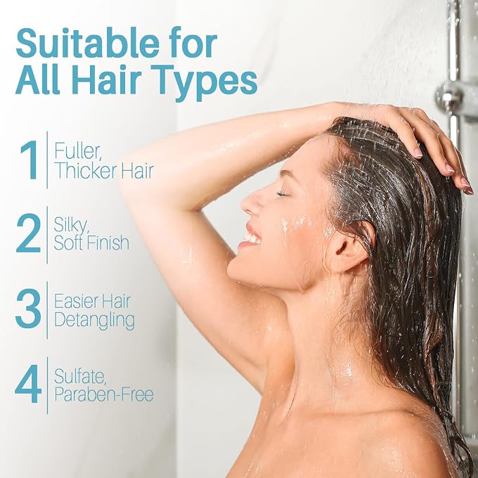 STRBOXONG Amino Acid Shampoo, Sulfate Free Amino Acid Shampoo Enriched with Rosemary Extract & Jojoba Oil for Dry and Damaged Hair | Keratin Shampoo with Amino Acids Protein Shampoo for Strength 16 fl oz - Image 3