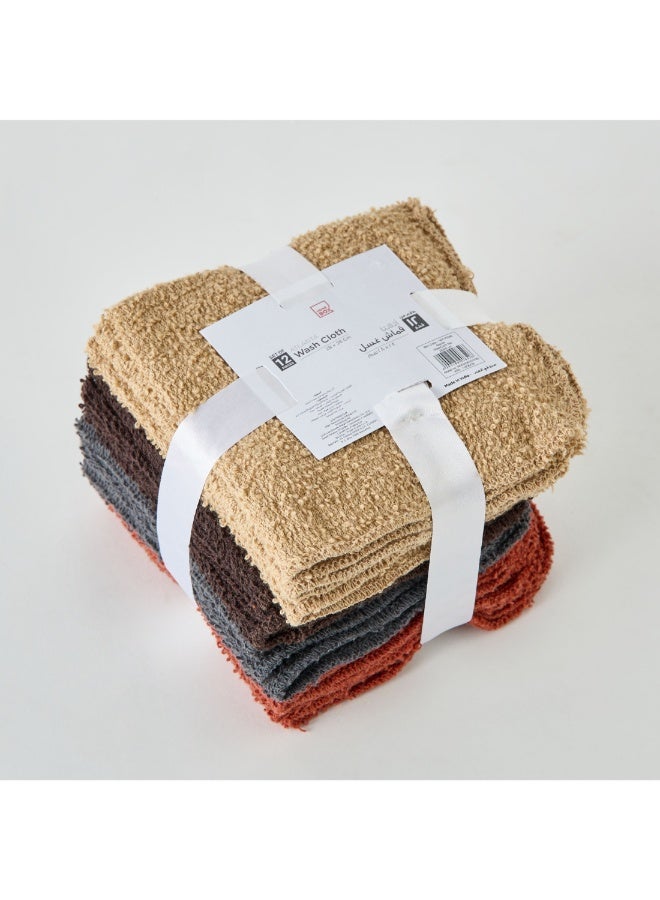 Home Box طقم مناشف استحمام أتلانتا 12 قطعة 28 × 28 سم - Image 3