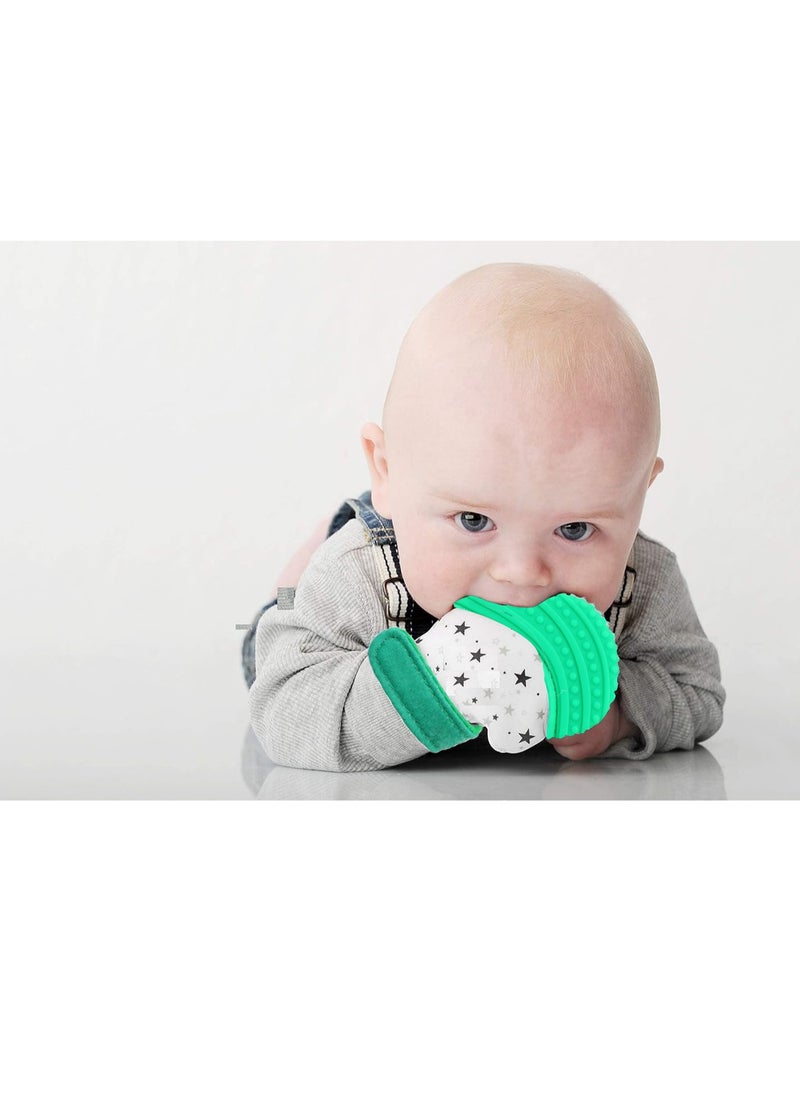 Baby Teething Mitten, Self Soothing Teether and Teething Pain Relief Toy and Prevent Scratches- One glove (Green) - pzsku/Z9B179F416A1128EA1772Z/45/_/1717149516/5fba47a8-c1bc-4ece-86ac-6ae9fa875fa2