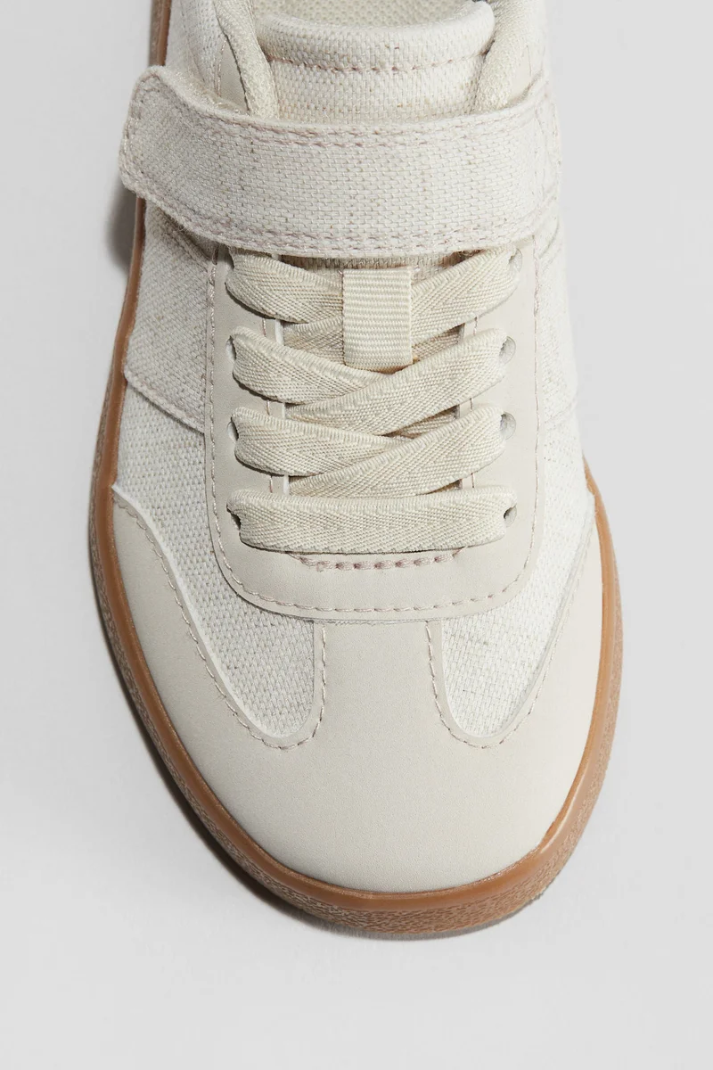 H&M Linen-blend trainers