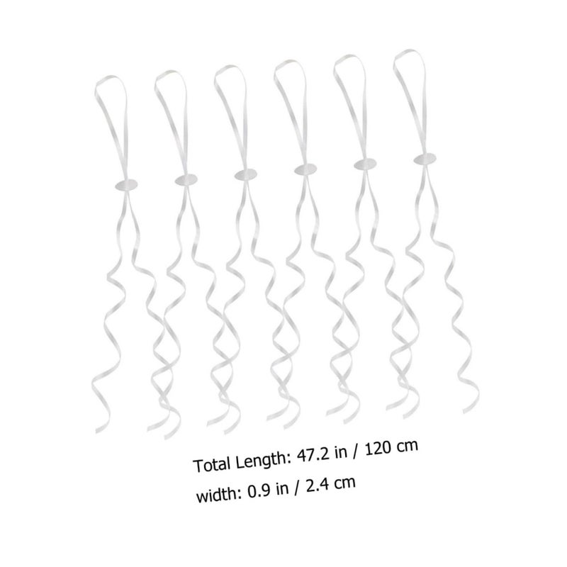 White Plastic Balloon Tying Clips 100pcs for Birthday Wedding Party Decoration - Image 3