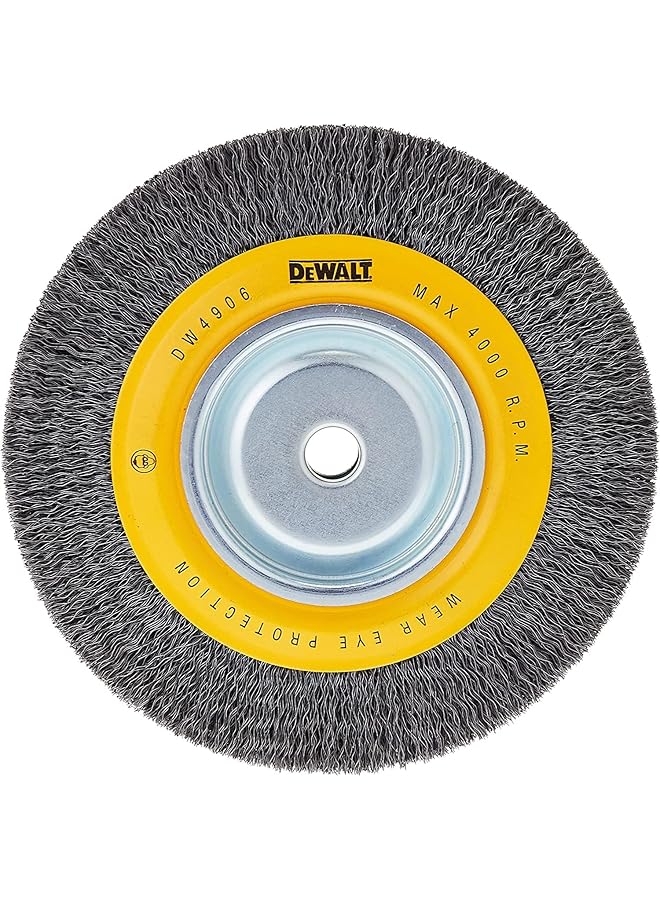DEWALT Crimped Wire Wheel Brushes For Bench Grinders 115 Mm Diameter X 20 Mm Length  - Image 1