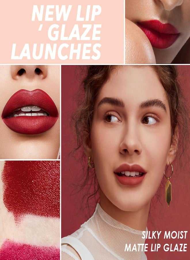 FYEBOO 4 Colors Matte Lipstick Mini Little Tube Lip Stain, Velvet Lipstick Set, Red Moisturizer Smooth Lip Stick, Long Lasting 24 Hours Non-Sticky - Image 5