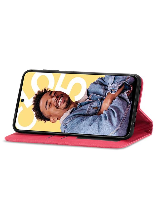 S-TOP Case For Realme C55 Retro Skin Feel Magnetic Leather Phone Case - Image 4