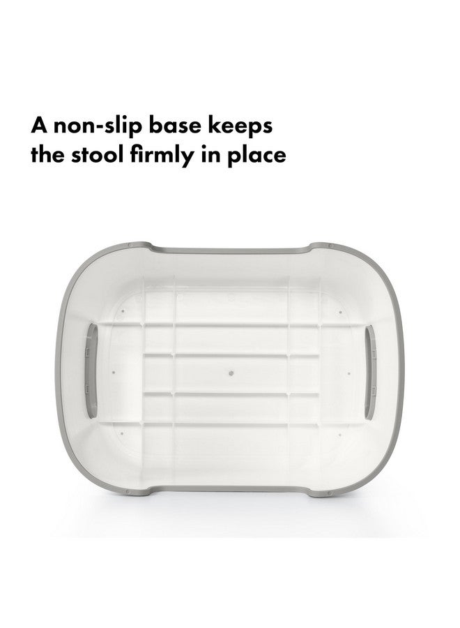 OXO Tot Step Stool, Gray, 7 Inch (Pack of 1) - Image 4