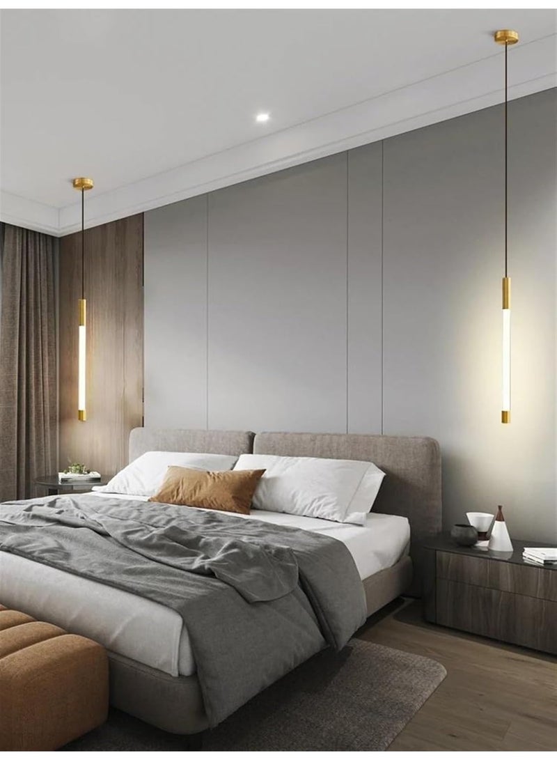 Prime Sole LED Pendant Tube Light, Modern Hanging Ceiling Light Fixture for Kitchen Island Dining Room Office, Slim Linear Suspension Lamp Energy Efficient Decorative Lighting - Image 3