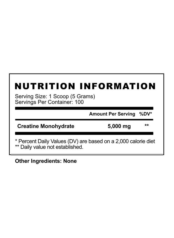 Psycho Pharma Creatine - 5g of Premium Creatine Monohydrate per Serving, 100 Servings - Image 3