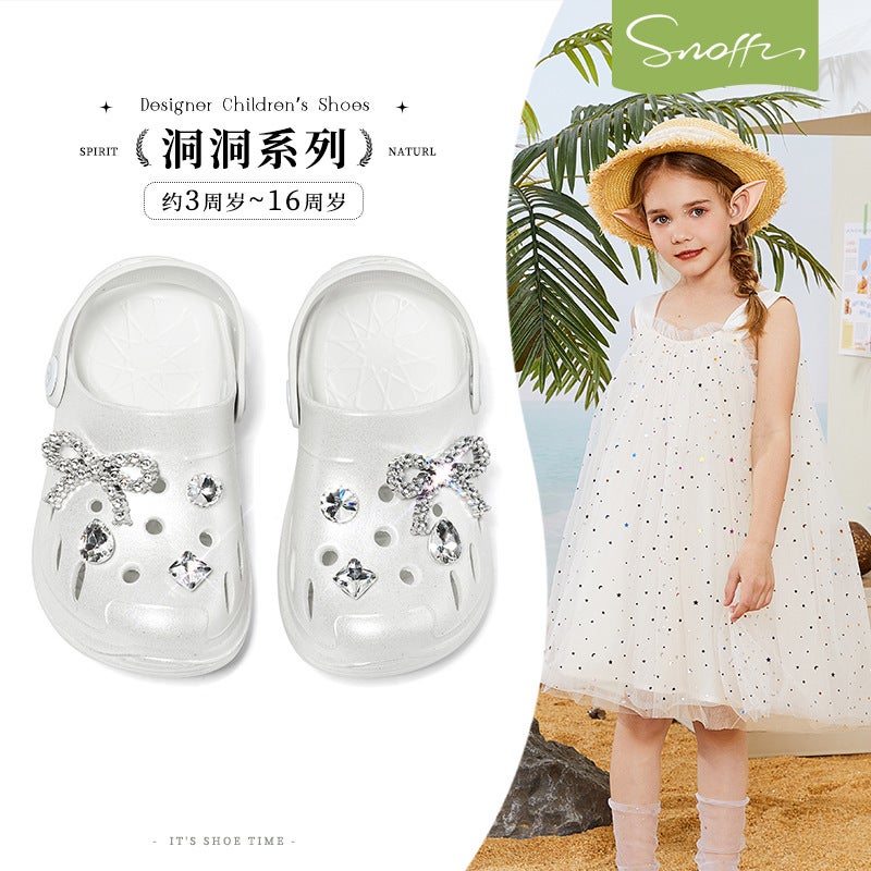 Product Snuffy Girls Kidsren'S Princess Shoes Soft Sole Non-Slip Baby Sandals - Image 2