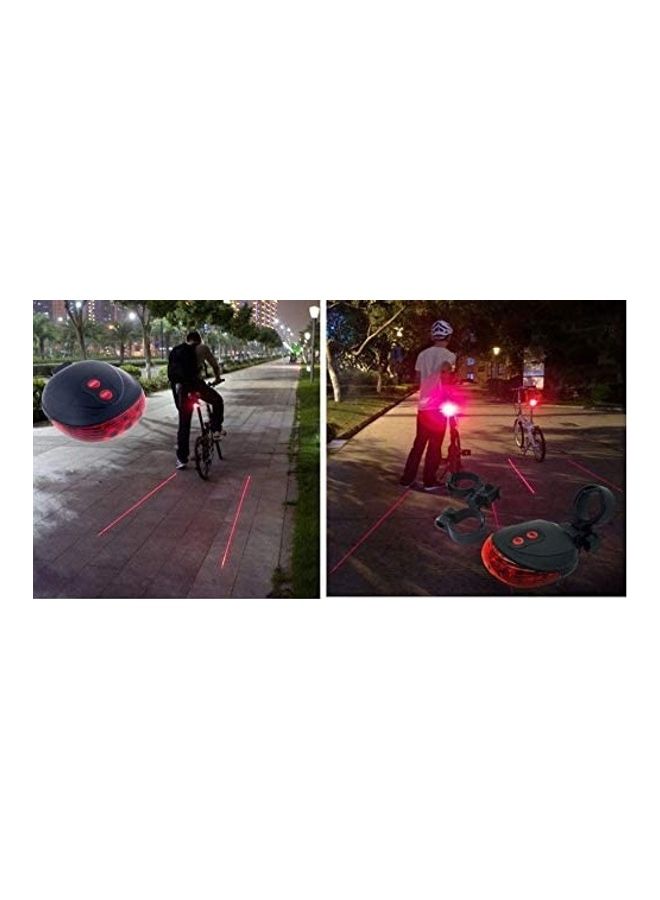 NIBEMINENT Bicycle Laser Projector Rear Tail Light  - Image 4