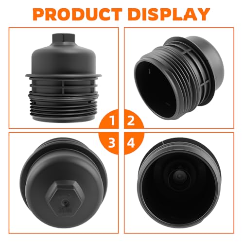 GoaMotors Engine Oil Filter Cap Assembly 263503C701 Car Oil Filter Cap Assembly Housing Compatible with Hyundai 38L V6 Genesis Coupe 20102016 Genesis 20132014 Cap Oil Filter - Image 3