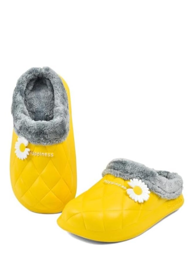 Generic - Happy clogs with comfortable fur inside in distinctive colors for girls 2025 - Image 1
