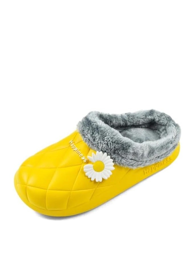 Generic - Happy clogs with comfortable fur inside in distinctive colors for girls 2025 - Image 1