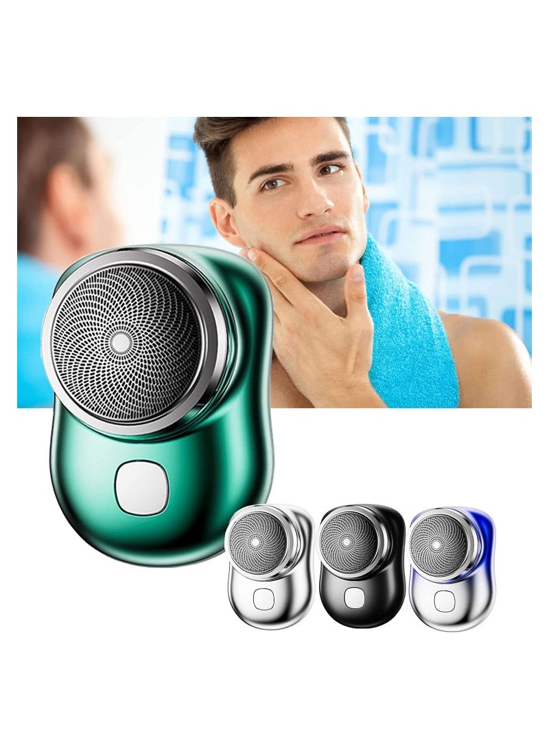 SYOSI Portable Electric Shaver, Electric Razor for Men, Mini-Shave,Pocket Size Portable Shaver,Beard Trimmer for Men, Hair Clippers & Hair Trimmer,Wet and Dry Mens Razor for Home,Car,Travel  - Image 2