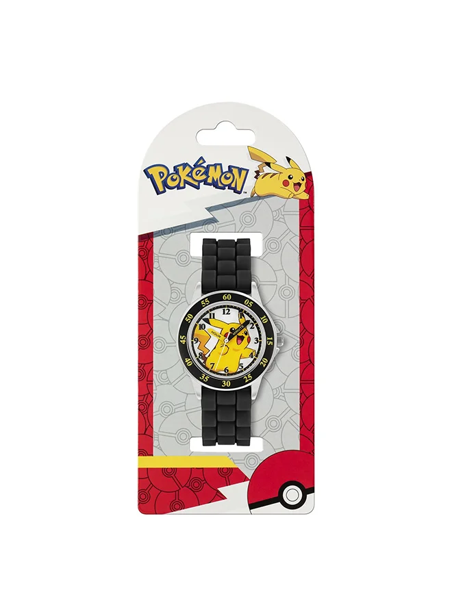 Disney Boys Analog Round Shape Silicone Wrist Watch - POK9048ARG - 32 Millimeter