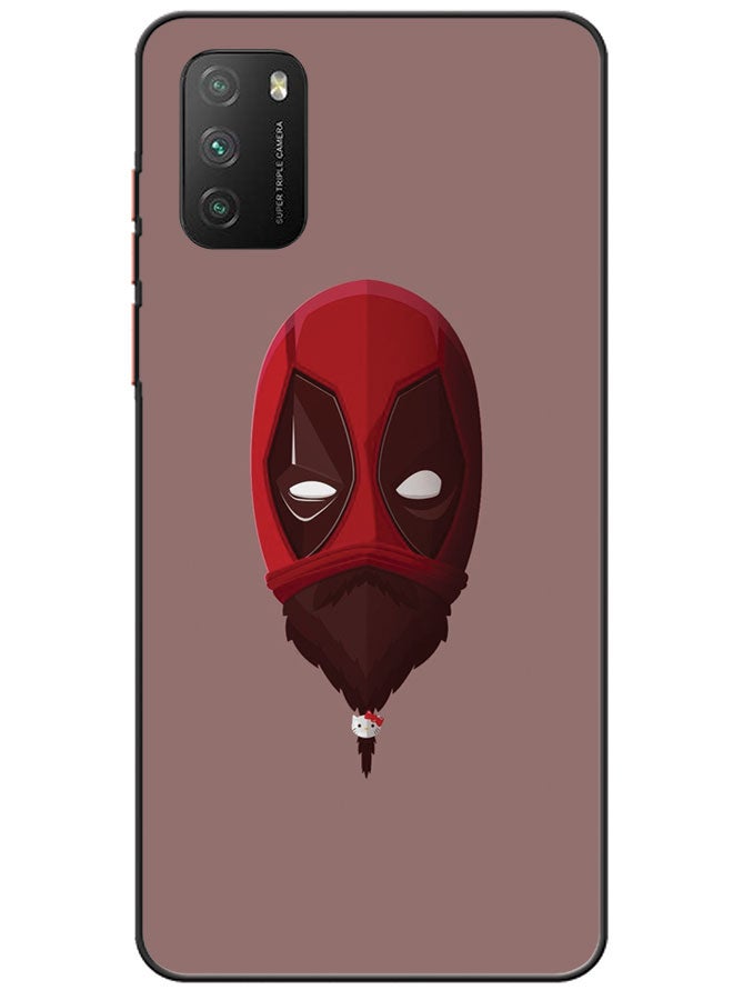 Protective Case Cover For Xiaomi Poco M3 Beard Deadpool
