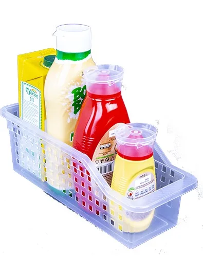 DECOBELLA 3 Pcs Refrigerator Shelf Organizer Organizer Basket
