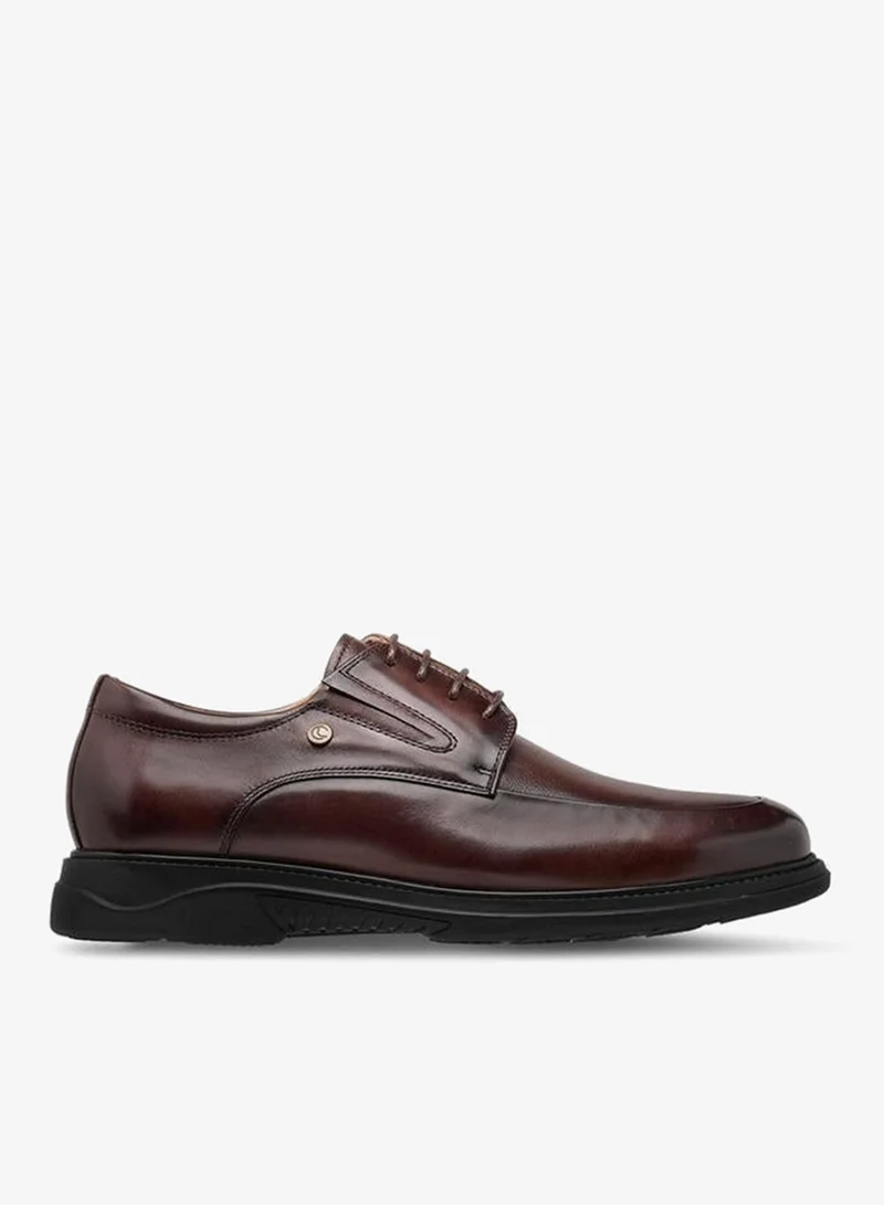 Le Confort Men Lace-Up Leather Derby Shoes