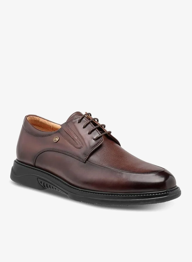 Le Confort Men Lace-Up Leather Derby Shoes