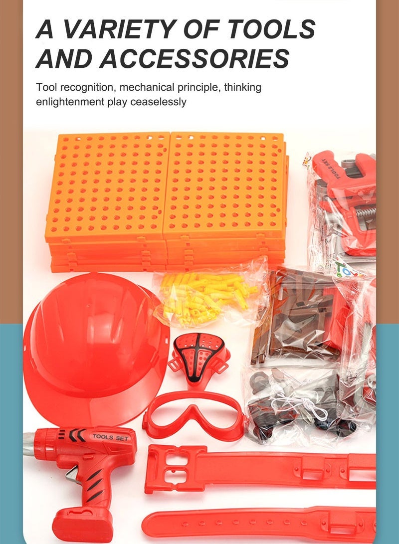 MaBaby Kids Tool Set – 20 PCS Toddler Tool Set with Toy Drill, Pretend Play Kids Toys - Image 5