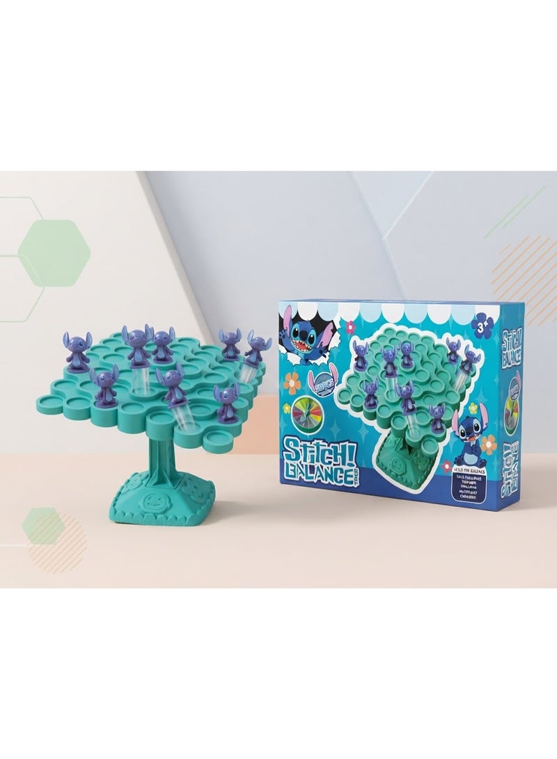 Disney Stitch Balance Tree Game | 50PCS Interactive Stability Challenge Set with Spinner & Figures, Fun Family Board Game, STEM Motor Skills Toy, Desktop Balance Toy & Premium Collector Gift for Kids and Adults - Image 2
