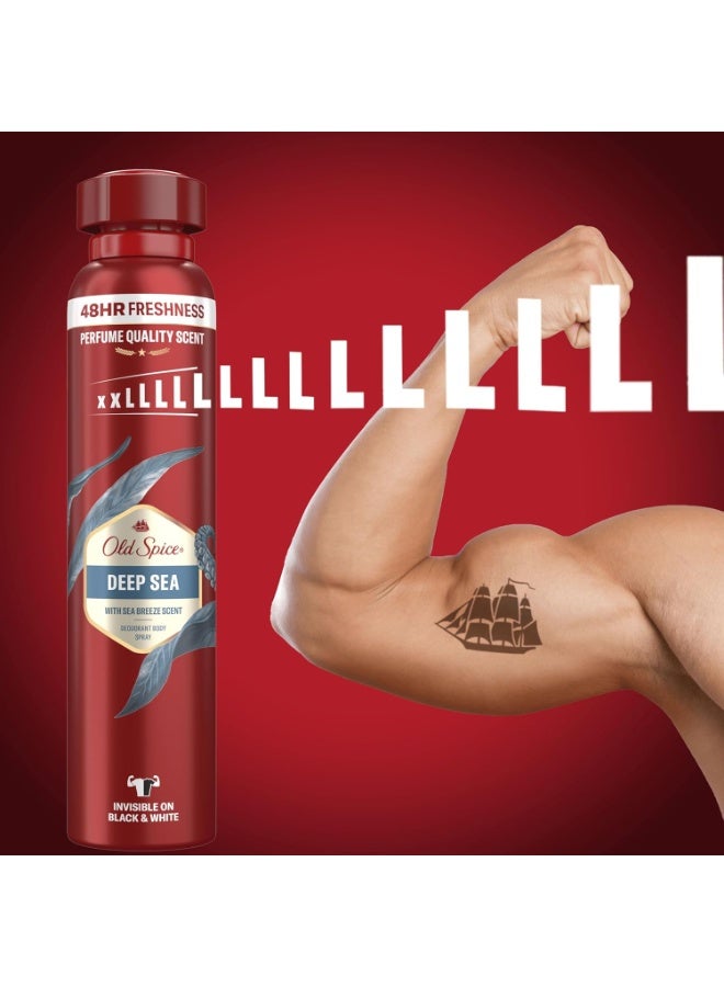 Old Spice Deep Sea Deodorant Body Spray for Men, 250 ml - Image 2