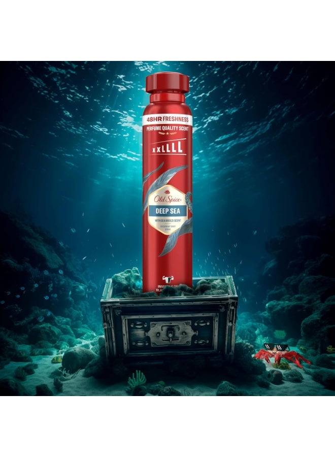 Old Spice Deep Sea Deodorant Body Spray for Men, 250 ml - Image 5