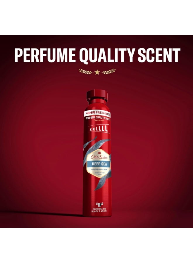 Old Spice Deep Sea Deodorant Body Spray for Men, 250 ml - Image 3