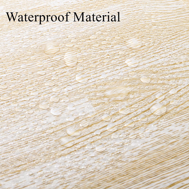 Tebery بلاط أرضيات بتصميم خشبي مطبوع من تيبيري 16 قطعة بسماكة 3/8 بوصة من رغوة EVA بساط ألغاز (خشب أبيض) - Image 4