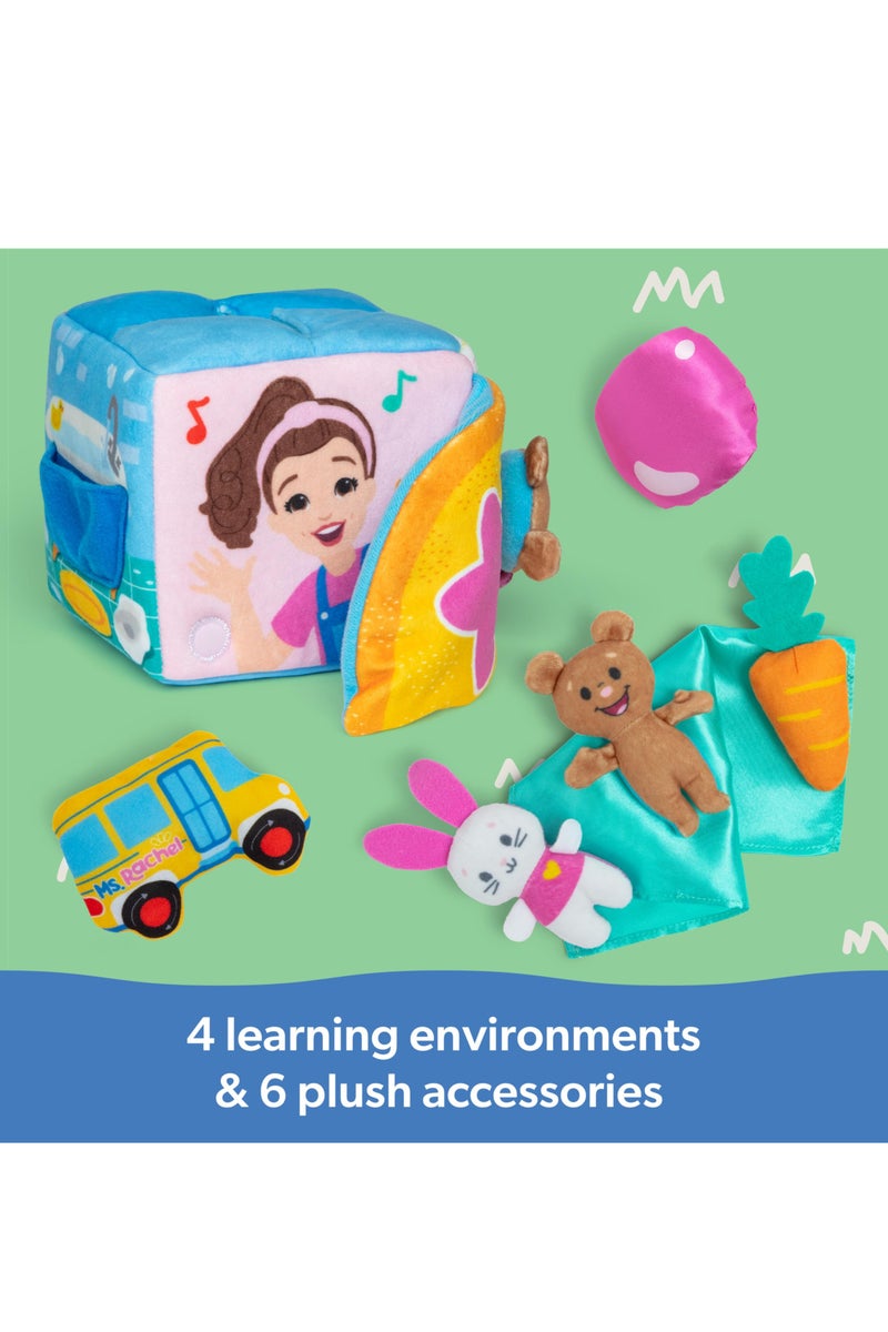 مس ريتشال صندوق التعلم المفاجئ الرسمي من Ms. Rachel، ألعاب تعليمية مع حيوانات محشوة، ألعاب وأنشطة حسية للأطفال الرضع، ألعاب للأطفال الصغار من الفتيات والفتيان من عمر 0-2+ - Image 3
