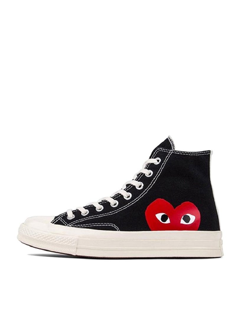 CONVERSE CDG x CONVERSE 1970s Chuck Taylor All-Star Oxygen Play Black High-top Shoes For Men/Women/Students - Image 1