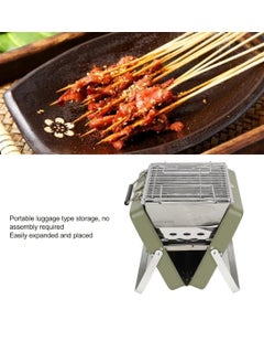 Portable Stainless Steel Camping BBQ Suitcase Grill Foldable & Easy-to-Use Compact Charcoal BBQ, High Temperature Resistant, Perfect for Camping, Tailgating & Outdoor Cooking - pzsku/Z9B18FB5ACE24F475B474Z/45/_/1726323937/acd26f26-758e-4d0f-adc8-055d889bc9fe