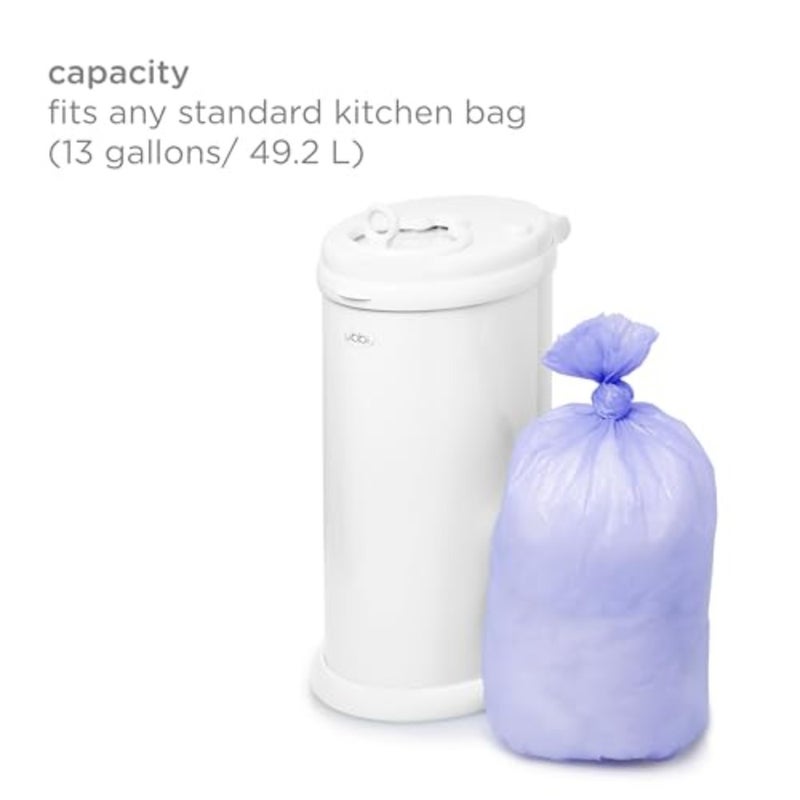 Disposable Diaper Pail Plastic Bags, Single Pack, 25 Count, 13-Gallon Bags - Image 4