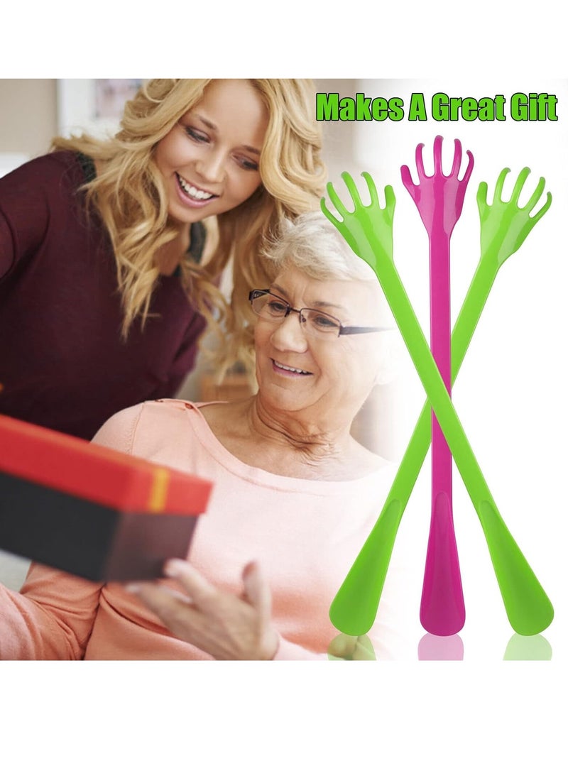 Bukela 2 in 1 Hand Back Scratcher Massager Long Reach with Shoehorn Pick Itch Relief, Back Scratcher,Long Back Scratcher for Men, Women.  - Image 4