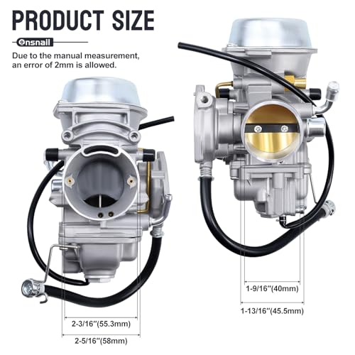 Onsnail Carburetor for Polaris Sportsman 500 4X4 HO 2001-2005 2010-2012(Only HO)/Polaris Scrambler 500 4X4 1997-2009/Polaris Worker 500/Polaris ATP 500 - Image 2