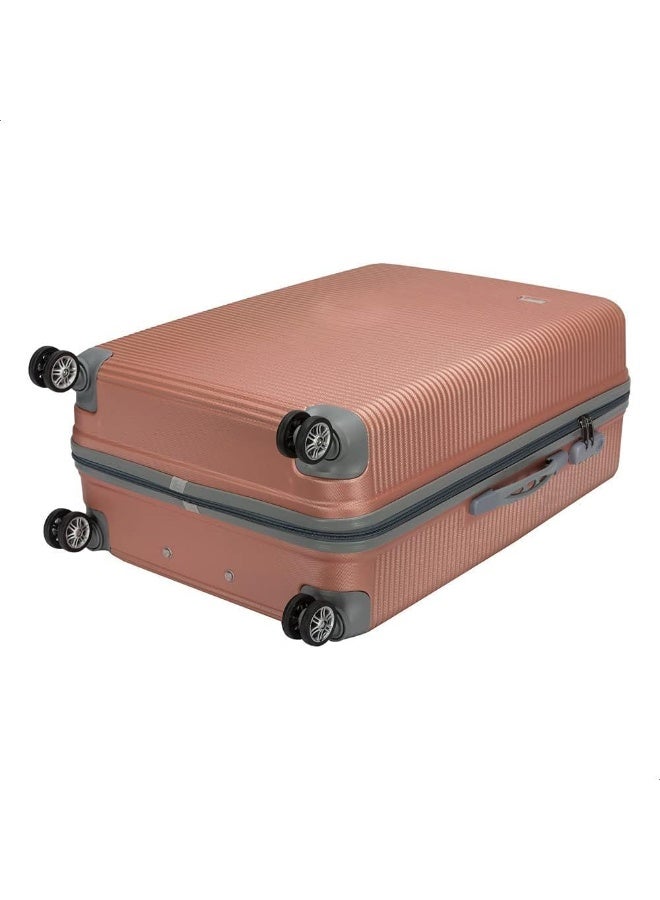 Luggage Trolley Travel Bag – Size 28, Durable & Elegant, Rose Gold - Image 3
