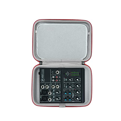 RLSOCO Carrying Case for Mackie 402VLZ4 4channel Ultra Compact Mixer Hard Pouch Design with YKK Zipper Scratch Protection Black Case Only - Image 3