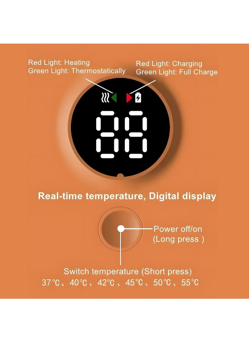 Portable Bottle Warmer for Travel, Fast Heating - Travel Bottle Warmer with Battery-Powered Temperature Display