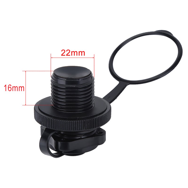 2pcs Replacement Screw Air Valve for Inflatable Rubber Dinghy Raft Pool Boat - Image 1